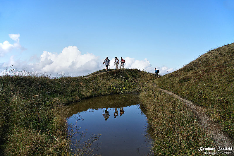 Bernhard Saalfeld - Wanderer am Fellhorn